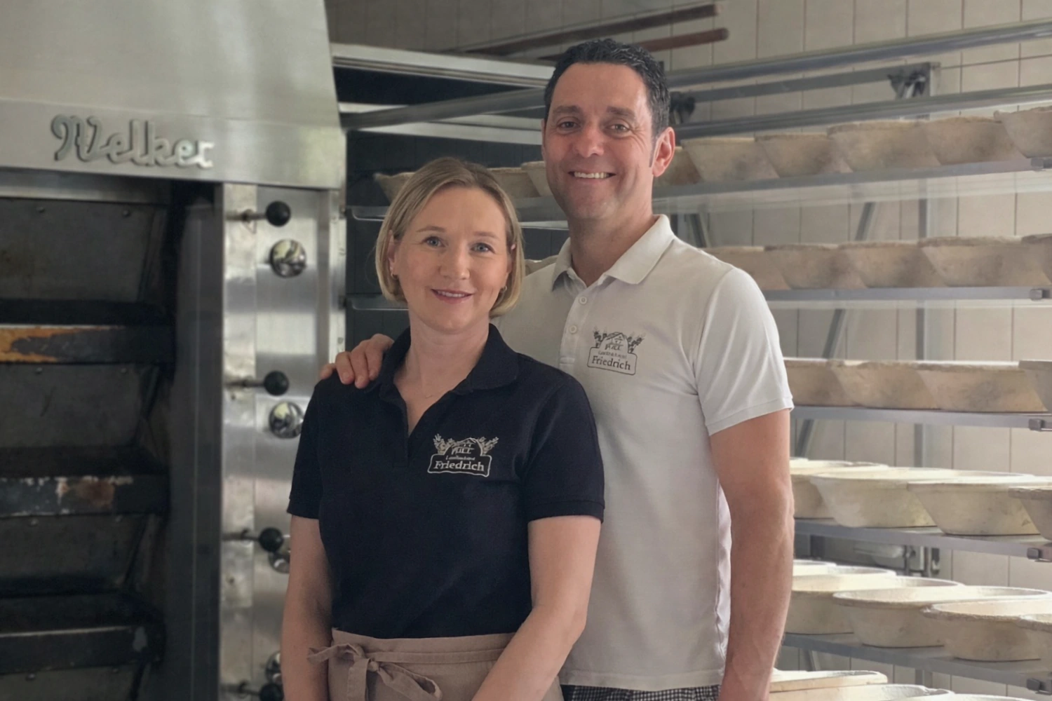 Anja und Matthias Friedrich, Inhaberfamilie der Landbäckerei Friedrich aus Freital